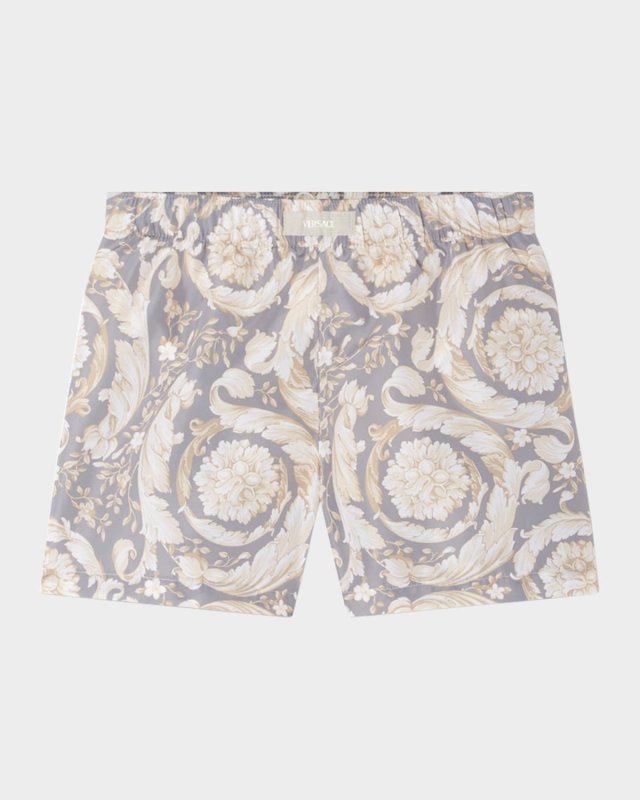 Boy's Barocco Swim Shorts, Size 12M-